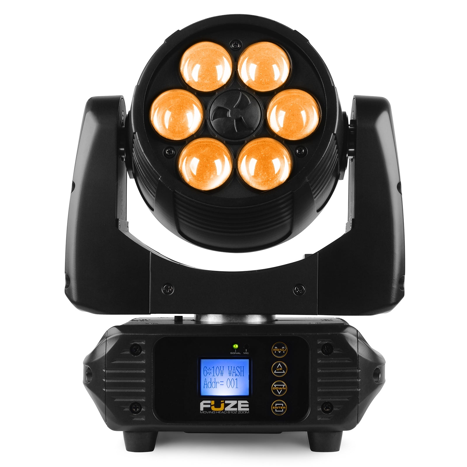 Beamz Fuze 610Z Wash LED 6x10W RGBW Zoom DMX IR