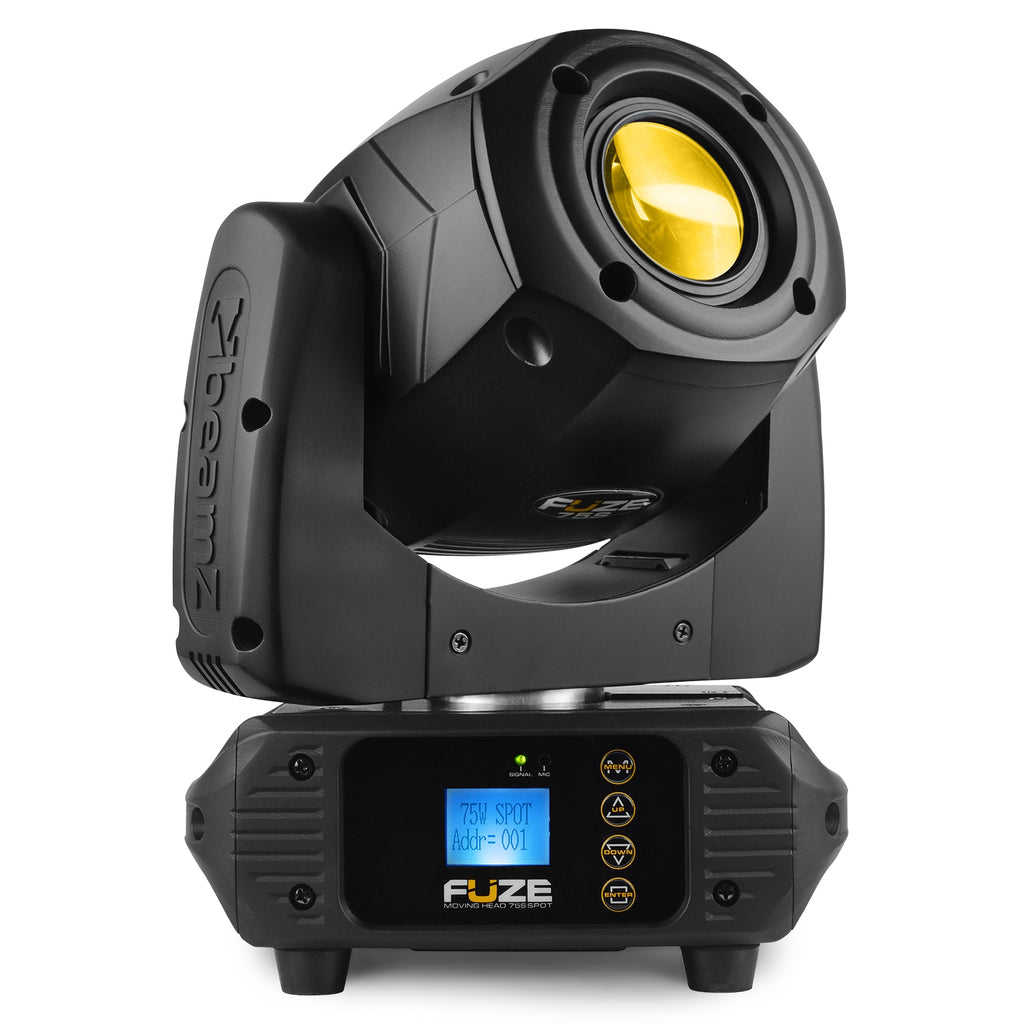 Beamz Fuze 75S 75W Spot LED Moving Head DMX IR