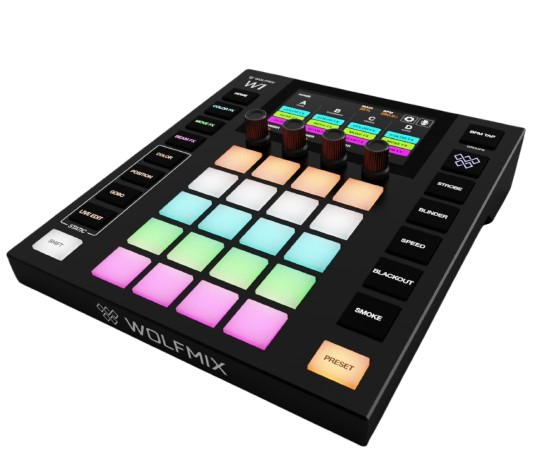 Wolfmix W1 (mk2) Standalone Performance DMX Lighting Controller